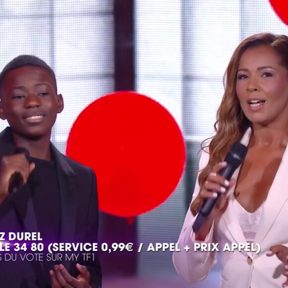 Durel et Chimène Badi sur TF1.