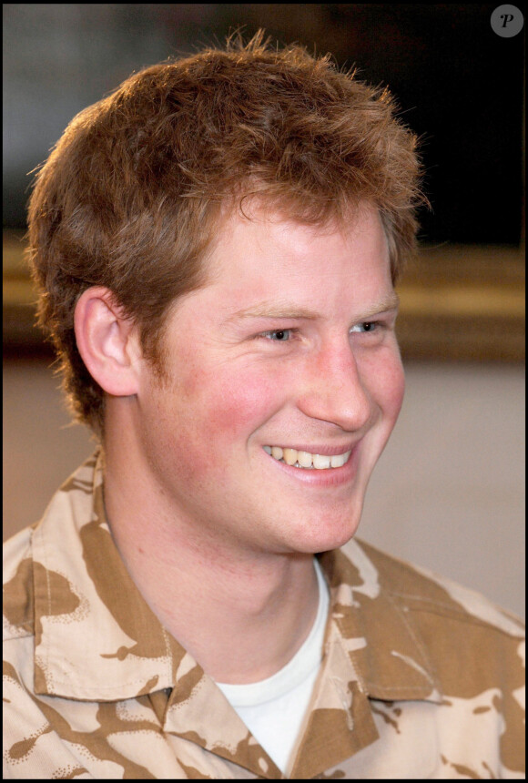 Le prince Harry avec l'armée britannique dans la province d'Helmand au sud de l'Afghanistan. Janvier et février 2008