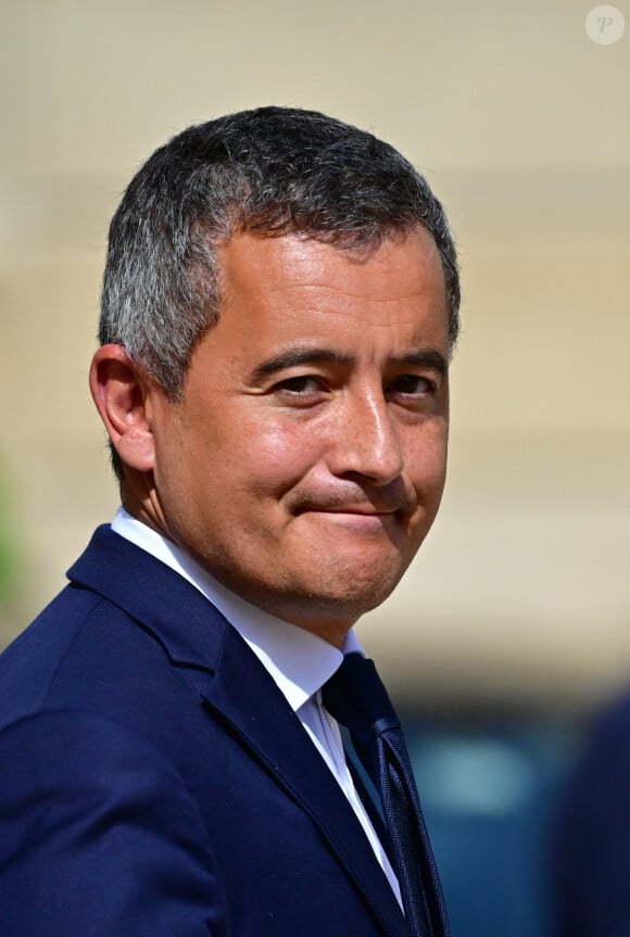 Il a deux enfants
Gérald Darmanin, Ministre de l'Intérieur - Conseil des ministres de rentrée au palais de l'Elysée à Paris, le 23 août 2023. 