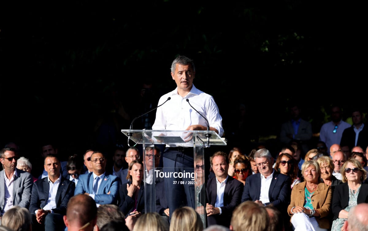 Photo G Rald Darmanin Ministre De Lint Rieur G Rald Darmanin Fait Sa Rentr E Politique