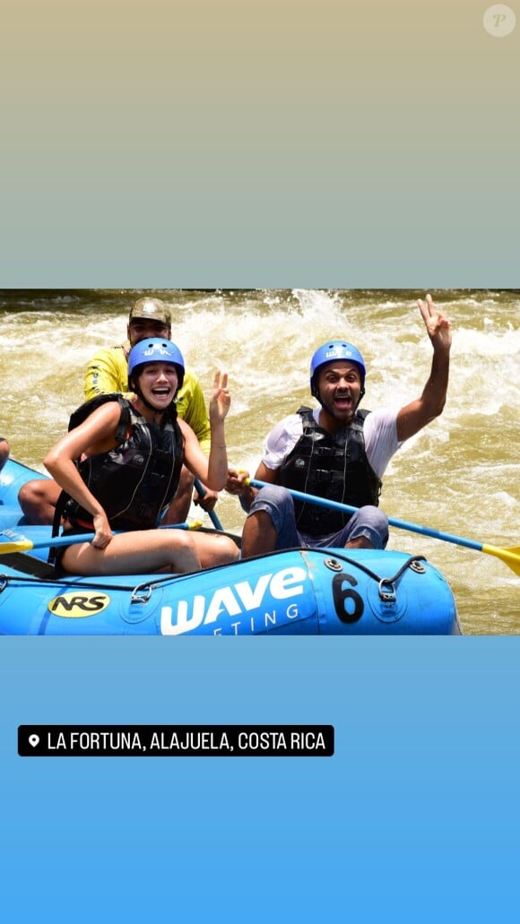 Tony Parker et Alizé Lim se sont offerts une sortie en rafting
 