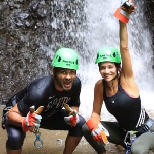 Le couple enchaîne les activités sportives
 