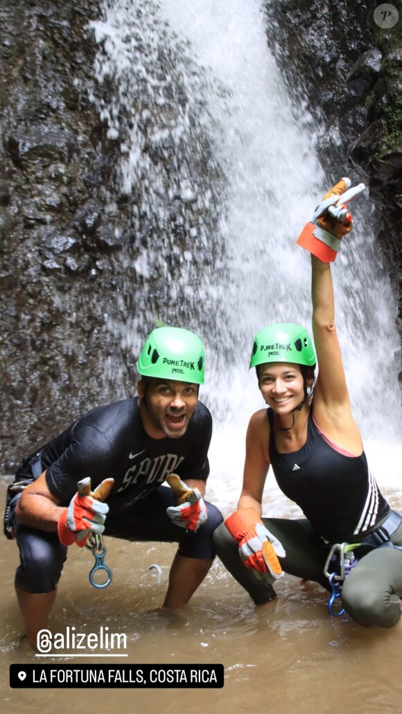 Le couple enchaîne les activités sportives
 