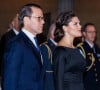 Mais certaines rumeurs circulent à leur sujet, ces derniers temps.
La princesse Victoria de Suède et le prince Daniel de Suède - Remise des prix Nobel 2021 à l'hôtel de ville de Stockholm, Suède, le 10 décembre 2021. 