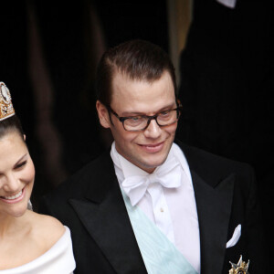 La princesse Victoria et le prince Daniel de Suède lors de leur mariage le 19 juin 2010. Photo. Gustav Mårtensson