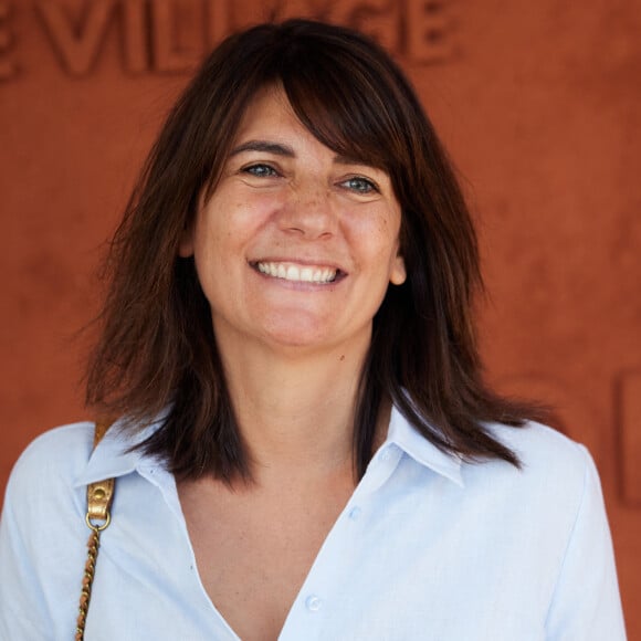 Estelle Denis au village lors des Internationaux de France de tennis de Roland Garros 2023, à Paris, France, le 4 juin 2023. © Cyril Moreau/Bestimage 