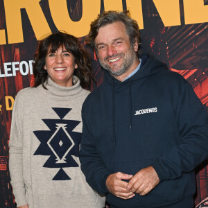 Estelle Denis et son compagnon Marc Thiercelin - Avant-première du film "Mon héroïne" au cinéma UGC Normandie à Paris le 12 décembre 2022. © Coadic Guirec/Bestimage