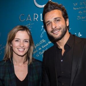 Exclusif - Maxim Nucci (Yodelice) et sa compagne Isabelle Ithurburu - Soirée de la Nuit de la Beauté à l'institut Carlota avec O.P.I et System Professional à Paris le 1er février 2018.© Cyril Moreau/Bestimage 