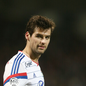 Avec son mari Yoann Gourcuff, elle prend cependant soin de protéger l'identité de son bébé.
Yoann Gourcuff - Match de Ligue 1 Lyon - Psg au stade Gerland à Lyon le 8 février 2015.