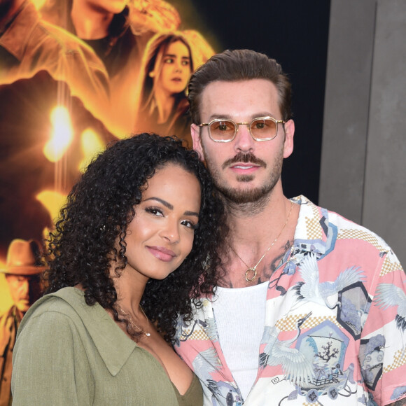 Christina Milian et M. Pokora ont profité d'un moment de relaxation à l'hôtel de Crillon.
Christina Milian et son mari M Pokora (Matt Pokora) à la première du film "Jurassic World Dominion" à Los Angeles. ©Bestimage