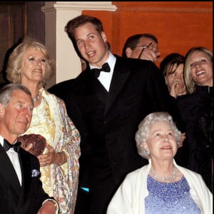 Prince Charles, Elizabeth II, Camilla Parker-Banks et le prince William - 80ème anniversaire de la reine Elizabeth.