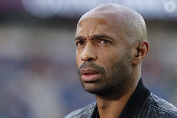 Thierry Henry attaqué par un joueur pour sa personnalité
 
Thierry Henry - Match de football en ligue 1 Uber Eats entre le PSG et Monaco (1-1) au Parc des Princes à Paris.