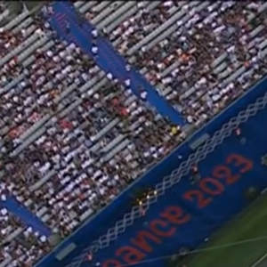Coupe du monde de rugby, cérémonie d'ouverture. Capture d'écran TF1
