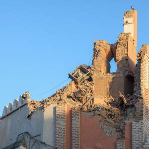 Un violent séisme au Maroc fait plus de 1000 morts à Marrakech le 9 septembre 2023. Le séisme, de magnitude de 6,8 sur l'échelle de Richter selon l'Institut de géophysique américain, a son épicentre au sud-ouest de la ville touristique de Marrakech, à 320 km au sud de la capitale Rabat. © Philippe Doignon/Bestimage 