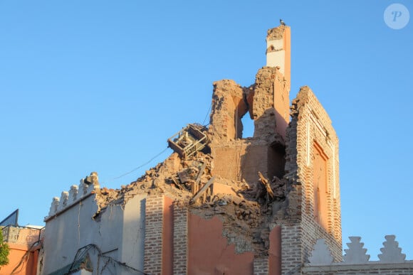 Un violent séisme au Maroc fait plus de 1000 morts à Marrakech le 9 septembre 2023. Le séisme, de magnitude de 6,8 sur l'échelle de Richter selon l'Institut de géophysique américain, a son épicentre au sud-ouest de la ville touristique de Marrakech, à 320 km au sud de la capitale Rabat. © Philippe Doignon/Bestimage 