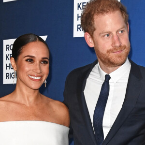 Il n'a pas marqué un seul but
Le prince Harry et Megan Markle au photocall de la soirée de gala "Robert F. Kennedy Human Rights Ripple of Hope" à l'hôtel Hilton de New York City, New York. ©Walter / Bestimage