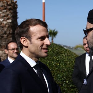 La sarcoïdose, ou maladie de Besnier-Boeck-Schaumann, est un trouble inflammatoire du système immunitaire.
Le roi Mohammed VI du Maroc accueille Emmanuel Macron à l'aéroport de Tanger, Maroc, le 15 novembre 2018. © Marwane Sobai/Bestimage