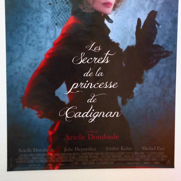 Dans ce long-métrage, elle incarne la fameuse princesse, belle séductrice, Don Juan au féminin qui rêve de trouver le grand amour.
Exclusif - L'affiche du Film - Avant-première du film "Les Secrets de la Princesse de Cadignan" au CNC à Paris le 5 septembre 2023. © Bertrand Rindoff / Bestimage