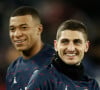 Kylian Mbappé se fait allumer après son message à Marco Verratti
 
Marco Verratti (Paris Saint Germain) et Kylian Mbappé (Paris Saint Germain) - Match de Ligue 1 Uber Eats "PSG contre Monaco (2-0)" au Parc des Princes à Paris. © Aurélien Morissard/Panoramic/Bestimage