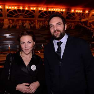 Anne-Elisabeth Blateau, David Mora - Dîner de Gala du Festival Series Mania au Musée des Arts Forains à Paris le 2 décembre 2019. © Pierre Perusseau - Rachid Bellak / Bestimage