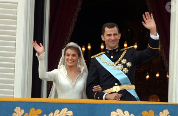 Mariage du prince Felipe d'Espagne et de Letizia Ortiz. Le 22 mai 2004 