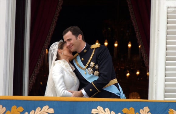 Mariage du prince Felipe d'Espagne et de Letizia Ortiz. Le 22 mai 2004 