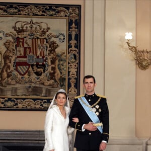 Mariage du prince Felipe d'Espagne et de Letizia Ortiz. Le 22 mai 2004 