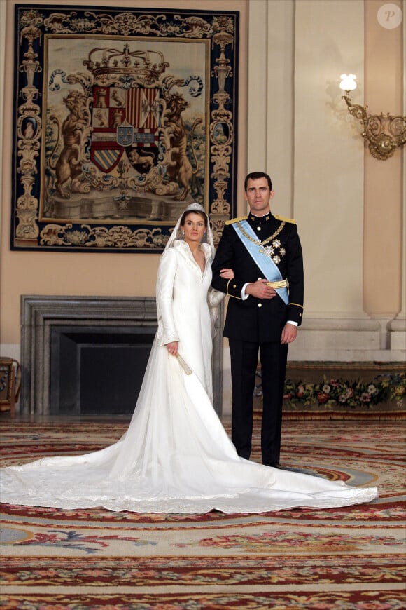 Mariage du prince Felipe d'Espagne et de Letizia Ortiz. Le 22 mai 2004 