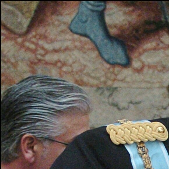 Letizia Ortiz et le prince Felipe - Mariage du prince Felipe d'Espagne et de Letizia Ortiz à Madrid, 22 mai 2004.