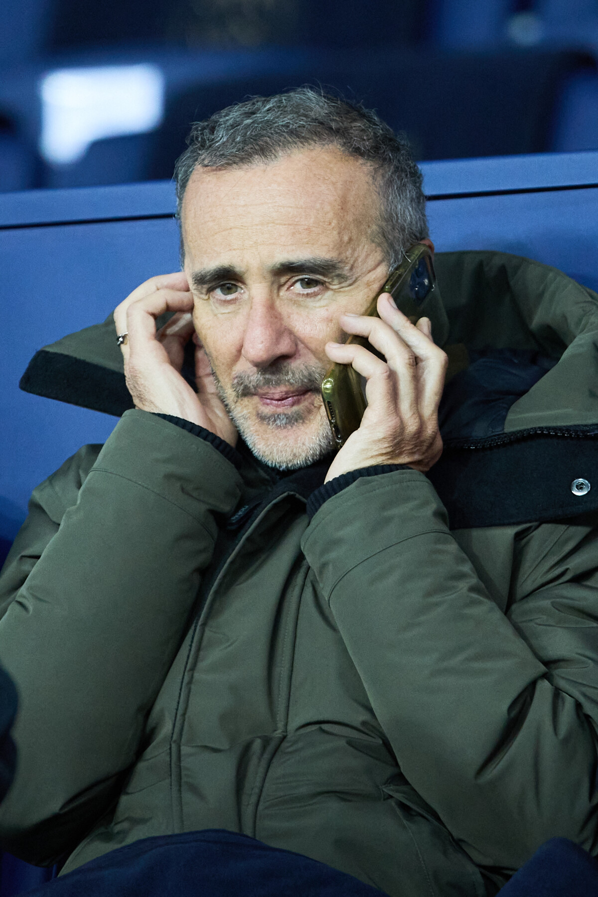 Photo Elie Semoun People dans les tribunes du match de Ligue 1 Uber