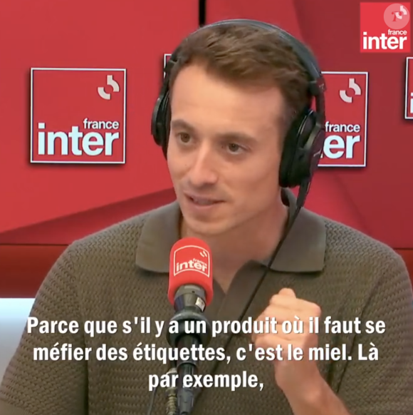 Au-delà du risque des bocaux artisanaux mal stérilisés, d'autres produits peuvent être responsable du botulisme, et ils sont nombreux.
Hugo Clément alerte sur le miel sur France Inter