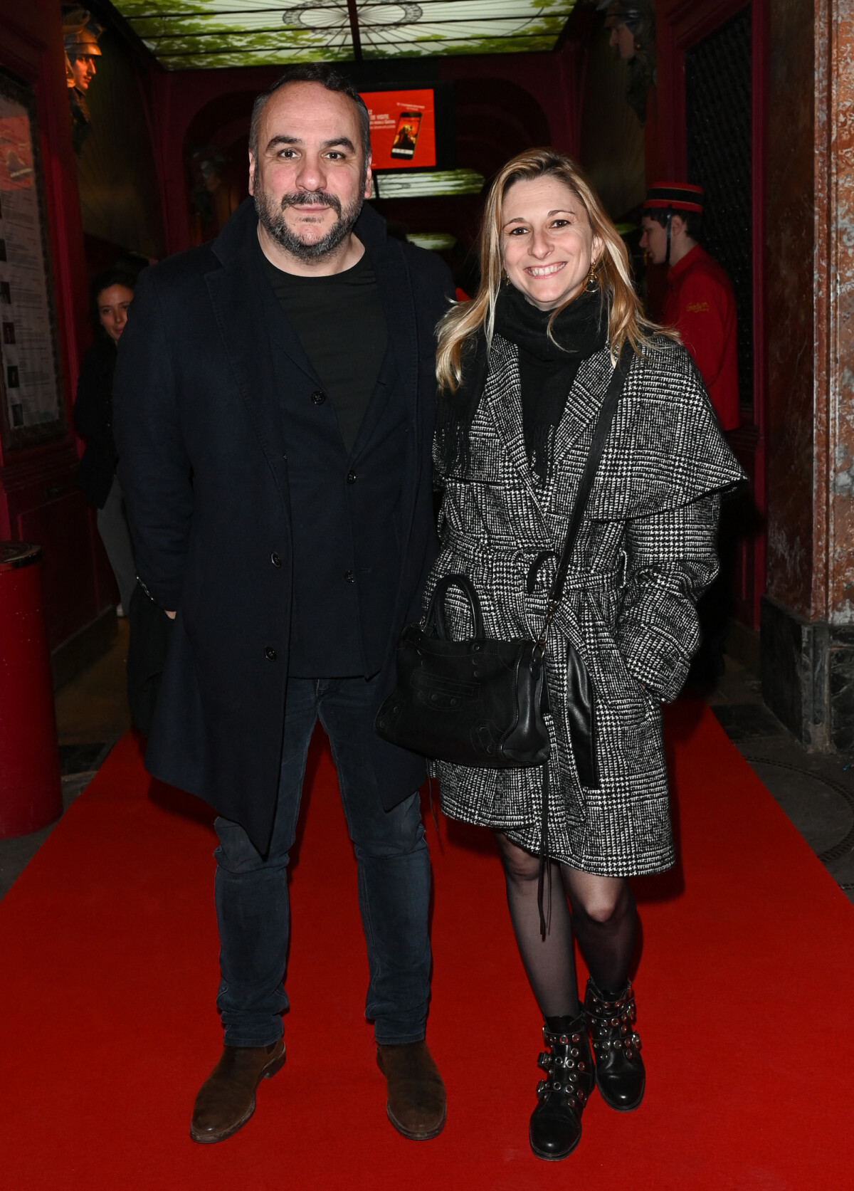Photo : François-Xavier Demaison et sa femme Anaïs Tihay - Inauguration ...