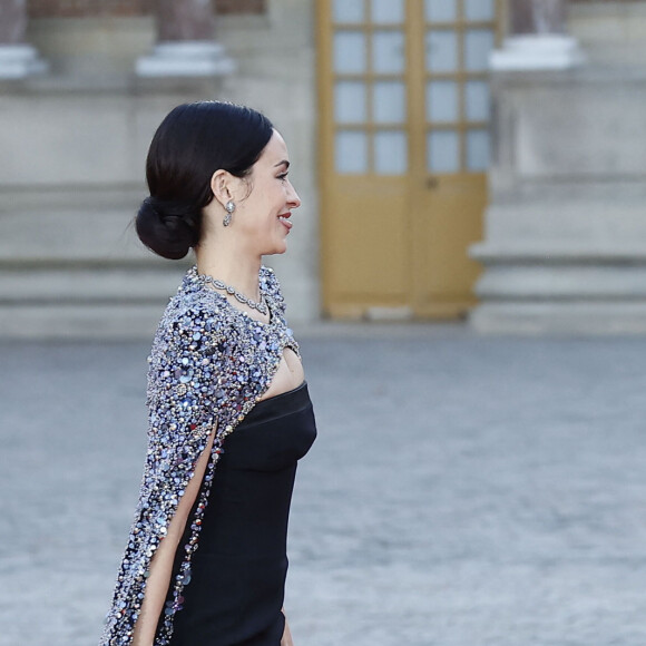 Sir Mick Jagger et sa compagne Melanie Hamrick - Dîner d'Etat au château de Versailles en l'honneur de la visite officielle du roi et de la reine d'Angleterre en France (20 - 22 septembre 2023), le 20 septembre 2023. 150 invités triés sur le volet ont été conviés à cette occasion. © Jacovides-Moreau / Bestimage 