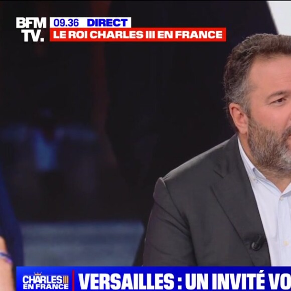 Guillaume Durand, invité au dîner d'honneur pour Charles III à Versailles, fait quelques révélations sur BFMTV