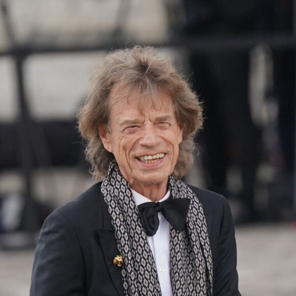 Mick Jagger - Dîner d'Etat au château de Versailles en l'honneur de la visite officielle du roi Charles III d'Angleterre et de la reine consort Camilla Parker Bowles de 3 jours en France. Le 20 septembre 2023 