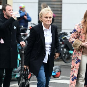 Exclusif - Muriel Robin - Hommage à la chanteuse Dani en l'église Saint-Roch à Paris le 1er octobre 2022.