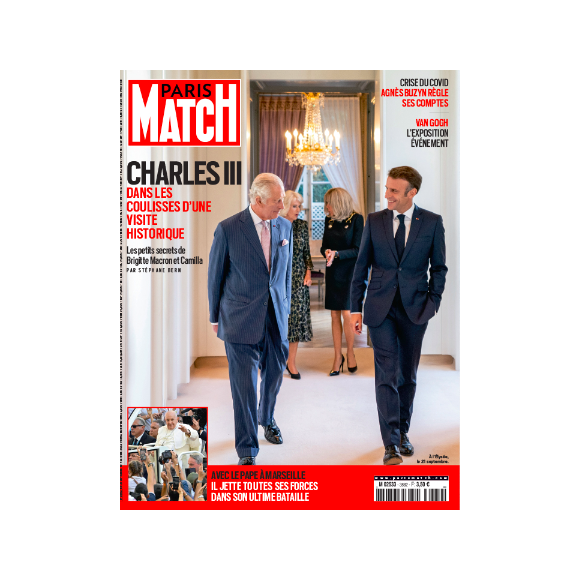 Couverture du magazine "Paris Match" du 26 septembre 2023