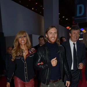 David et Cathy Guetta - Archives - Presentation de la nouvelle Renault Twizy by Cathy & David Guetta au salon mondial de l' auto 2012 Paris, le 27 decembre 2013
