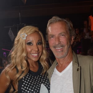 Cathy Guetta, Philippe Fatien au gotha a Cannes le 10 aout 2013.