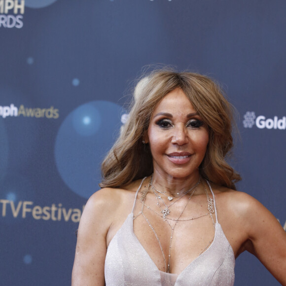 Cathy Guetta - Photocall de la cérémonie de clôture du 62ème festival de télévision de Monte-Carlo le 20 juin 2023. © Denis Guignebourg / Bestimage 