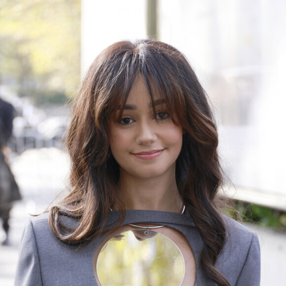 Léna Mahfouf (Léna Situations) - Arrivées au défilé de mode printemps-été 2024 "Courrèges" au Parc des Expositions lors de la fashion week de Paris. Le 27 septembre 2023 © Christophe Aubert via Bestimage 