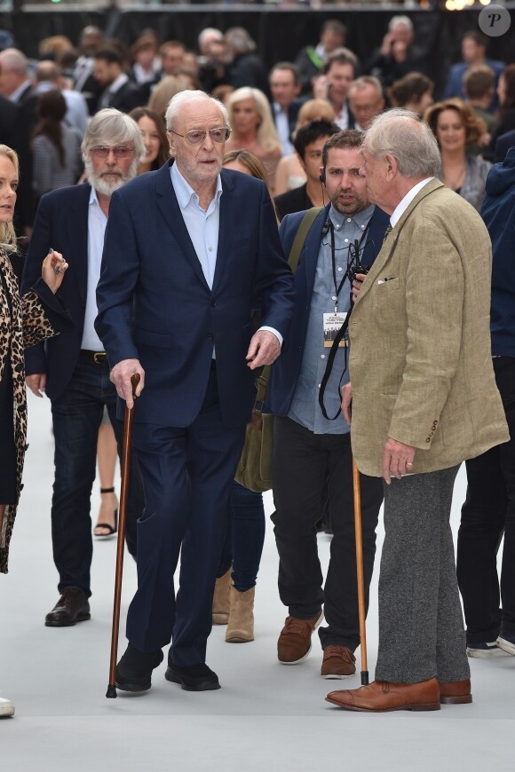 Sir Michael Caine, Sir Michael Gambon à la première de "King Of Thieves" à Londres, le 12 septembre 2018. 