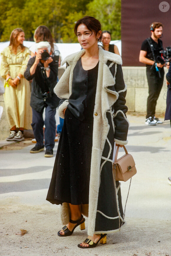 Kyōko Hasegawa - Arrivées au défilé Chloé prêt à porter femme Printemps/Été 2024 lors de la Fashion Week de Paris (PFW), au Palais de Tokyo, à Paris, France, le 28 septembre 2023. © Christophe Clovis/Bestimage 
