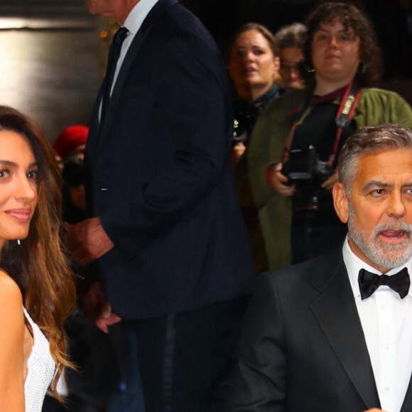George Clooney, Amal Clooney - Soirée organisée par la Clooney Foundation for Justice, les Albies Awards 2023, à New York le 28 septembre 2023