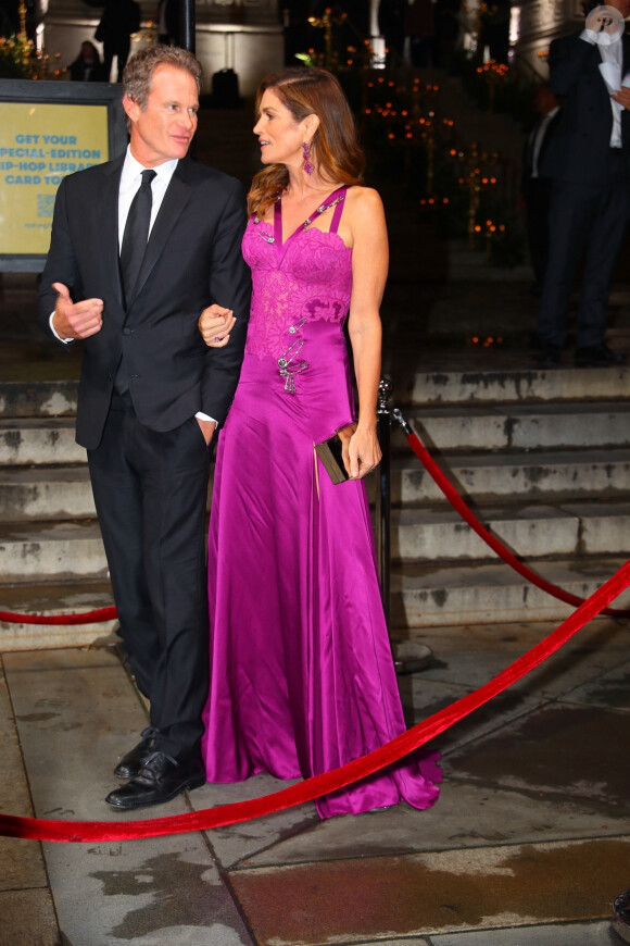 Rande Gerber, Cindy Crawford - Soirée organisée par la Clooney Foundation for Justice, les Albies Awards 2023, à New York le 28 septembre 2023