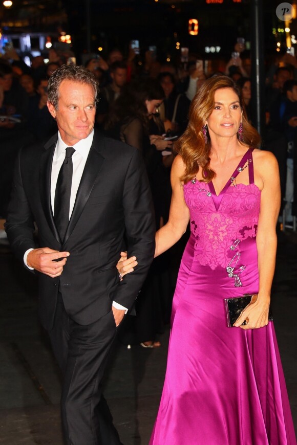 Rande Gerber, Cindy Crawford - Soirée organisée par la Clooney Foundation for Justice, les Albies Awards 2023, à New York le 28 septembre 2023