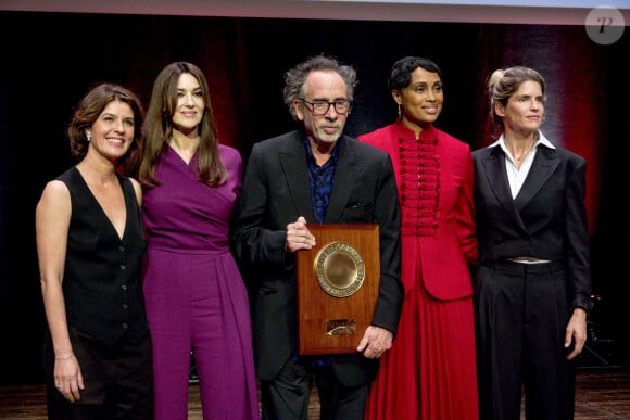 Irène Jacob, Monica Bellucci, Tim Burton, Imany, Alice Taglioni - Tim Burton a reçu le prix Lumière 2022 lors de la 14ème Edition du festival du cinéma Lumière Film Festival à Lyon, le 21 octobre 2022.