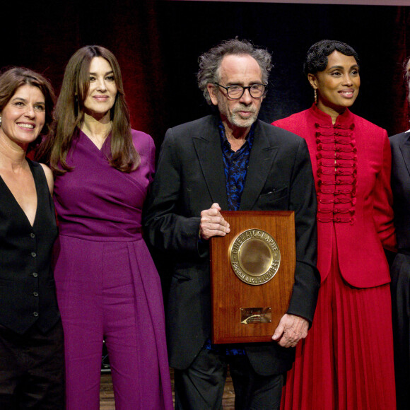 Irène Jacob, Monica Bellucci, Tim Burton, Imany, Alice Taglioni - Tim Burton a reçu le prix Lumière 2022 lors de la 14ème Edition du festival du cinéma Lumière Film Festival à Lyon, le 21 octobre 2022.