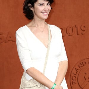 Zabou Breitman - People au village pour la finale hommes lors des internationaux de France de tennis de Roland Garros 2019 à Paris le 9 juin 2019. © Jacovides - Moreau / Bestimage