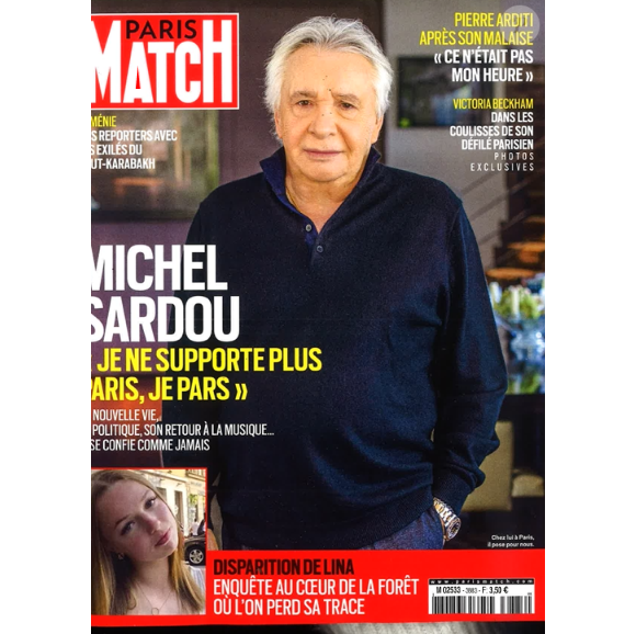 Couverture de "Paris Match" du jeudi 5 octobre 2023